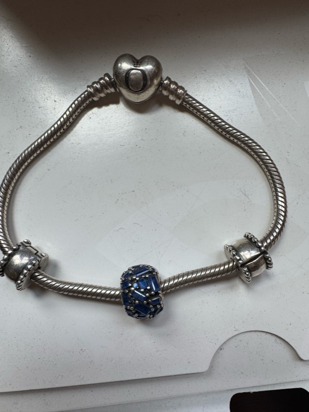 Pandora Sterling Silver Heart Clasp Bracelet from the Pandora Moments Collection